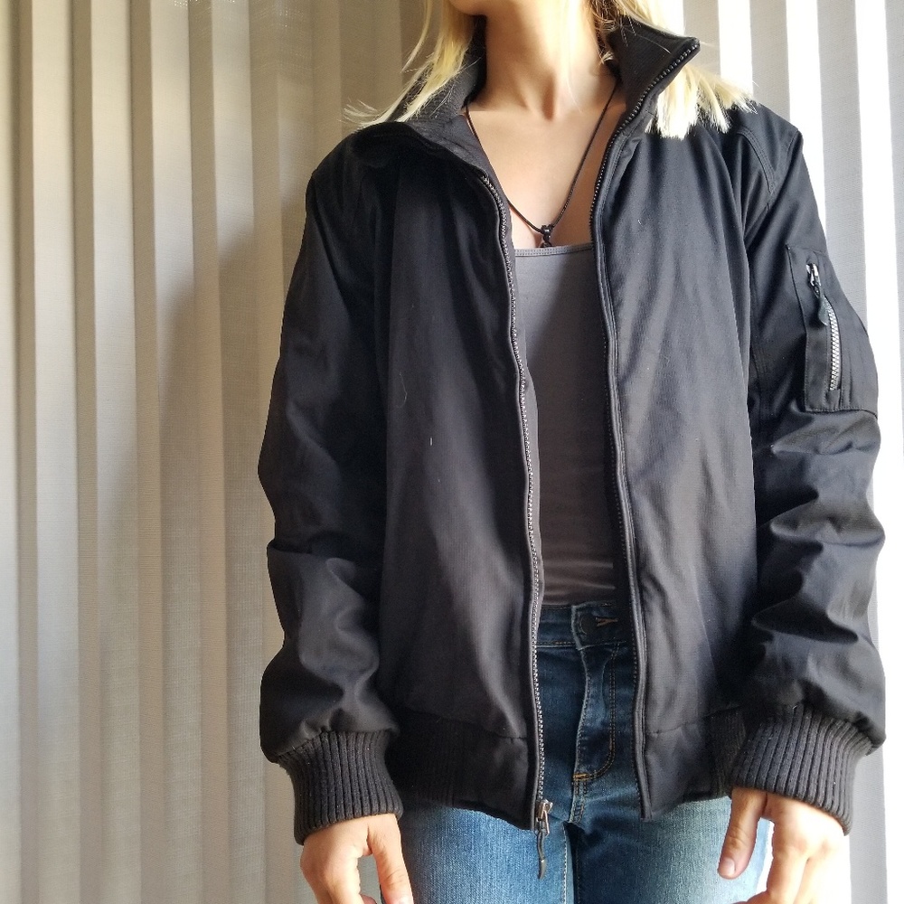 🔥Price💧🔥Calvin Klein mens black riding jacket